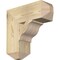 Ekena Millwork Funston Craftsman Rough Sawn Bracket, Douglas Fir, 6"W x 18"D x 18"H BKT06X18X18FST04RDF - alternate 1